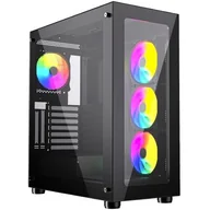 Obudowy komputerowe - GEMBIRD OBUDOWA FORNAX X450MAX MIDI-TOWER, ARGB FA - miniaturka - grafika 1