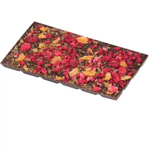 M.Pelczar Chocolatier Gorzka czekolada z trawą żubrówkową grejpfrutem i malinami 2580-uniw - Czekolada - miniaturka - grafika 2