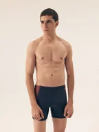 Kąpielówki męskie - Kąpielówki Radon (dłuższa nogawka) Henderson navy, pomarańczowy M - miniaturka - grafika 1