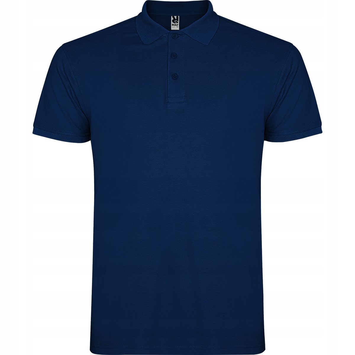 Koszulka POLO Męska Bawełna PIQUE Roly STAR 6638 NIEBIESKI Royal 3XL