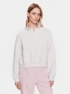 Bluzy damskie - New Balance Bluza WT31501 Szary Oversize - miniaturka - grafika 1