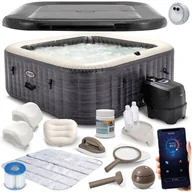 Baseny ogrodowe - Dmuchane SPA z hydromasażem 6 osobowe INTEX 28452 Hydromasaż 28452NP - miniaturka - grafika 1