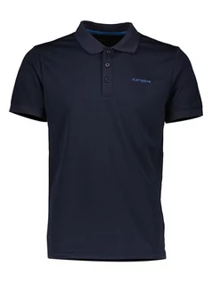 Koszulki sportowe męskie - Icepeak Funkcyjna koszulka polo "Bellmont" w kolorze granatowym - grafika 1