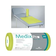 Kosmetyczne akcesoria jednorazowe - Podkład higieniczny na rolce 50cm x 80cm limonkowy podfoliowany 54g MedixPro 25szt - miniaturka - grafika 1