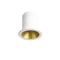 Oprawy, klosze i abażury - Ideal Lux Lampa wpuszczana VIRUS FI biała/złota 244822 244822/IL - miniaturka - grafika 1