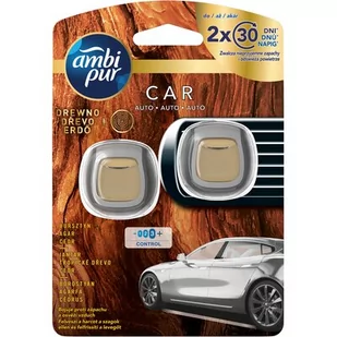 Odświeżacz do samochodu AMBI PUR Wood (2 sztuki) - Zapachy samochodowe - miniaturka - grafika 1