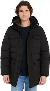 Tommy Hilfiger Rockie Utility Parka męska kurtka tkana, Czarny, S - Kurtki męskie - miniaturka - grafika 1