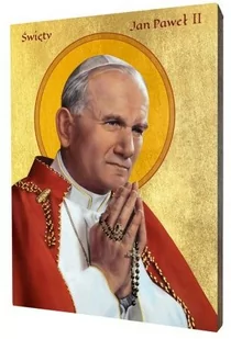 Ikona religijna święty Jan Paweł II - Ikony i obrazy sakralne - miniaturka - grafika 1