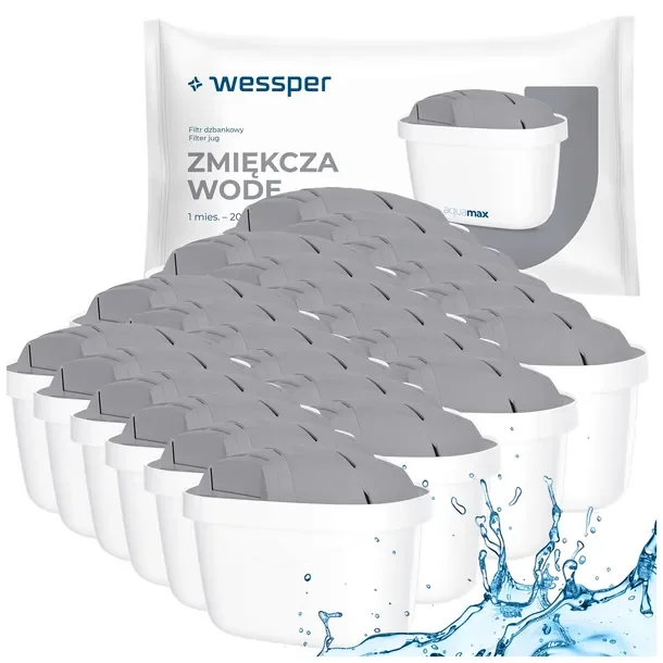 Filtr Wessper PROTECT do dzbanek Brita Dafi zamiennnik do twardej wody 24x