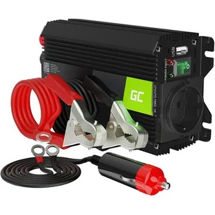Green Cell Przetwornica  Przetwornica napięcia Inwerter Green Cell PRO 24V na 230V 300W/600W Modyfikowana sinusoida INVGC02 - Przetwornice samochodowe - miniaturka - grafika 1