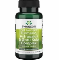Suplementy diety - Full Spectrum Turmeric Astragalus Gotu Kola (60 kaps.) - miniaturka - grafika 1