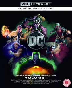 DC Animated 4K Collection: Volume 1 (Batman: Zabójczy żart / Batman: Atak na Arkham / Liga Sprawiedliwości: Mrok / Suicide Squad: Hell to Pay / Batm.. - Filmy animowane Blu-Ray - miniaturka - grafika 1
