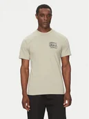 Koszulki męskie - Vans T-Shirt Next Stop VN000NHPZUJ1 Beżowy Regular Fit - miniaturka - grafika 1