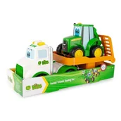 Samochody i pojazdy dla dzieci - Tomy John Deere Laweta z Johnnym - miniaturka - grafika 1