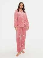 Piżamy damskie - Selmark Piżama P8776 Różowy Regular Fit - miniaturka - grafika 1