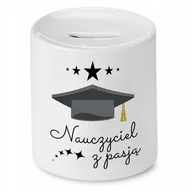 Skarbonki - Dla Woźnej Skarbonka na Urodziny Na Prezent z Nadrukiem ze Zdjęciem + Opakowanie na prezent (wzór 04) - miniaturka - grafika 1