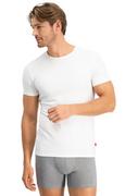 Koszulki męskie - Levis 2-pack bawełnianych t-shirtów męskich 905055001, Kolor biały, Rozmiar S, Levis - Primodo.com - miniaturka - grafika 1