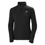 Bluzy damskie - Damski Polar HELLY HANSEN W DAYBREAKER 1/2 ZIP FLEECE 50845_990 – Czarny - miniaturka - grafika 1
