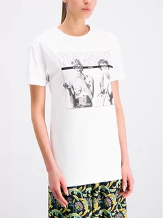 Koszulki i topy damskie - Silvian Heach T-Shirt Benadda CVP19248TS Biały Regular Fit - grafika 1