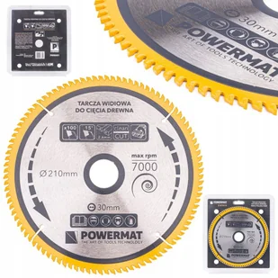 TARCZA WIDIOWA DO DREWNA PIŁY PIŁĄ 210 X 30MM 100Z - Piły elektryczne - miniaturka - grafika 1