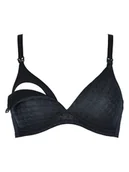 Biustonosze ciążowe - Naturana Biustonosz w kolorze czarnym do karmienia - miniaturka - grafika 1