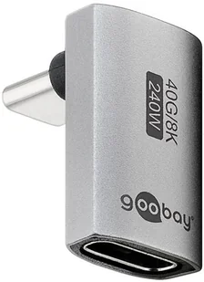 Goobay 74442 zmieniacz płci / kabli USB-C Srebrny - Adaptery i przejściówki - miniaturka - grafika 1