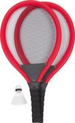 Zabawki i gry sportowe - Eddy Toys Zestaw do gry w tenisa badmintona XXL EDDY TOYS E-79084-RED - miniaturka - grafika 1