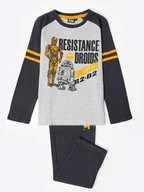 Piżamy chłopięce - Star Wars Piżama "Star Wars" w kolorze antracytowo-jasnoszarym - miniaturka - grafika 1