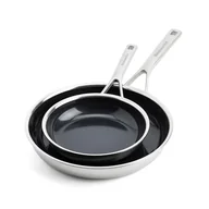 Patelnie - KitchenAid patelnie 3-WARSTWOWE Z POWŁOKA 20 CM, 28 CM - miniaturka - grafika 1