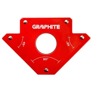 Graphite Spawalniczy kątownik magnetyczny 122 x 190 x 25 mm 56H903 - Akcesoria spawalnicze - miniaturka - grafika 1