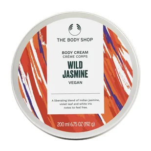 The Body Shop Wegański krem do ciała Wild Jasmine 200ml - Balsamy i kremy do ciała - miniaturka - grafika 1