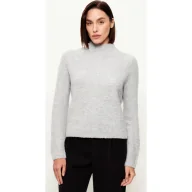 Swetry damskie - BOSS BLACK Wełniany półgolf Fubrina Regular Fit z dodatkiem kaszmiru - miniaturka - grafika 1