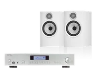 Zestawy stereo - Rotel A12 MKII (srebrny) + 606 S3 (biały) - miniaturka - grafika 1