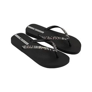 Ipanema Damskie japonki Duna FEM, czarny/czarny/szary, 37 EU, Black Black Grey, 37 eu - Klapki i japonki damskie - miniaturka - grafika 1