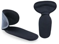 Akcesoria obuwnicze - Podpiętki - zapiętki żelowe amortyzujące piętę czarn - miniaturka - grafika 1