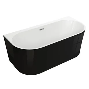CORCIANO Wanna WOLNOSTOJĄCA 170 x 75 CORSICA BLACK AKCESORIA CZARNE - Wanny CORCIANO Wanna WOLNOSTOJĄCA 170 x 75 CORSICA BLACK AKCESORIA CZARNE - Wanny - miniaturka - grafika 1