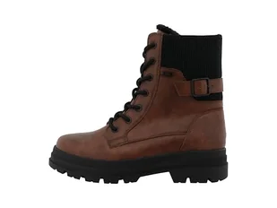 Tom Tailor Damskie sztyblety 8490030006, Rust, 37 EU, rdza, 37 EU - Botki damskie - miniaturka - grafika 1