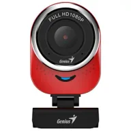 Kamery internetowe - Kamera internetowa Genius QCam 6000 Czerwona - miniaturka - grafika 1