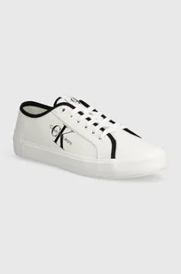 Calvin Klein Jeans tenisówki SKATER VULCANIZED LOW CS ML MR damskie kolor biały YW0YW01453 - Trampki damskie - miniaturka - grafika 1