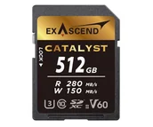 Karty pamięci - ExAscend 512GB SDXC Catalyst UHS-II V60 - miniaturka - grafika 1