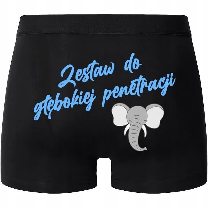 Bokserki Męskie ZESTAW DO GŁĘBOKIEJ PENETRACJI Prezent Na Walentynki - M