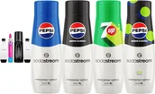 Saturatory - Saturator Sodastream Terra + 2 butelki + gaz Czarny + syrop Pepsi, Pepsi Zero, Pepsi Lime, 7Up - miniaturka - grafika 1