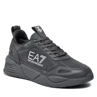Półbuty męskie - Sneakersy EA7 Emporio Armani X8X152 XK378 T662 Triple Irongate/Wht - grafika 1