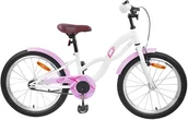Rowery - vidaXL Rower Dziecięcy 20 Cali dla dzieci w wieku 6-11 lat Biały - miniaturka - grafika 1