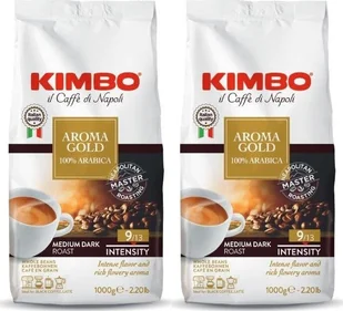 Kawa ziarnista Kimbo Aroma Gold 2 kg - Kawa - miniaturka - grafika 1