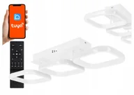 Lampy sufitowe - Lampa sufitowa Led wisząca plafon żyrandol 66W Tuya aplikacja 3 barwy pilot - miniaturka - grafika 1
