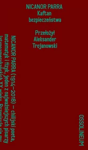 Kaftan bezpieczeństwa - Poezja - miniaturka - grafika 1