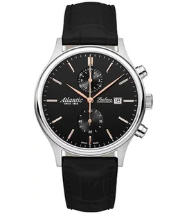 Zegarek ZEGAREK MĘSKI ATLANTIC SEABASE 64452.41.61R - Zegarki męskie - miniaturka - grafika 1