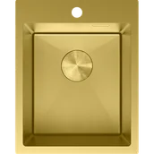 Zlewozmywaki - Mexen Solix zlewozmywak stalowy 1-komorowy 400 x 500 mm, złoty HC - 6406401000-55HC - miniaturka - grafika 1