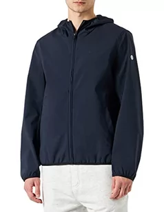 Champion Męska kurtka z kapturem Legacy Outdoor miękka poliestrowa tkana kurtka z kapturem, granatowy, XL - Kurtki męskie - miniaturka - grafika 1